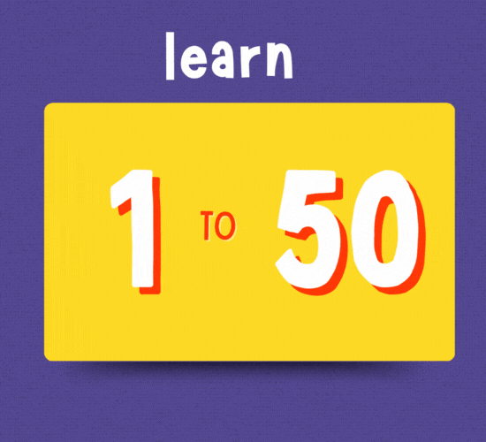 1 to 50 Counting Sound