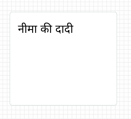 नीमा की दादी