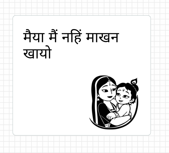 मैया मैं नहिं माखन खायो