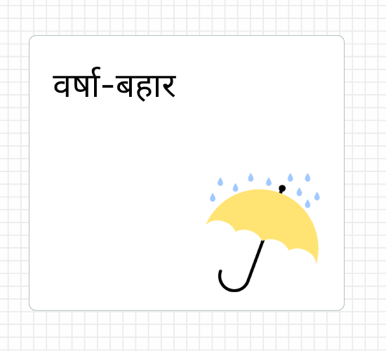 वर्षा-बहार