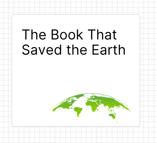 The Book That Saved the Earth