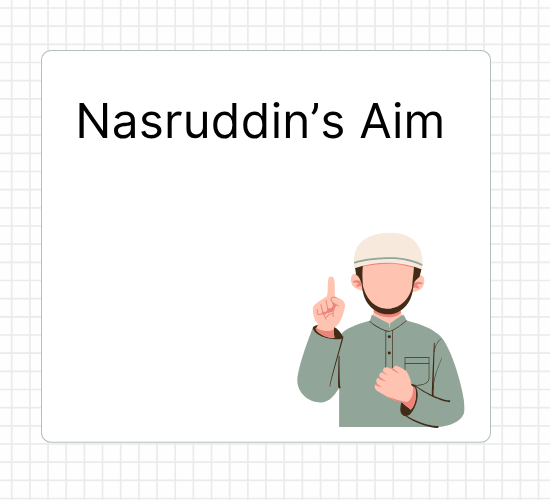 Nasruddin’s Aim