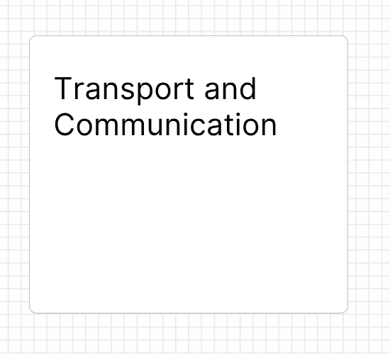Transport and Communication