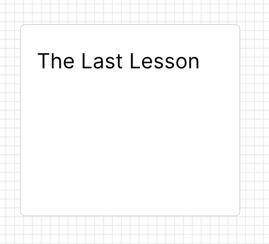 The Last Lesson