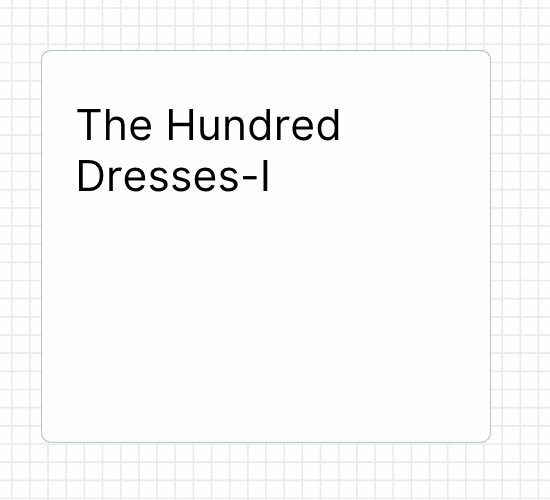 The Hundred Dresses-I