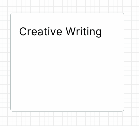 Creative Writing