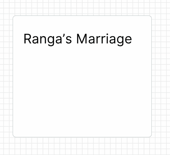 Ranga’s Marriage