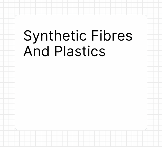 Synthetic Fibres And Plastics