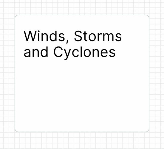 Winds, Storms and Cyclones