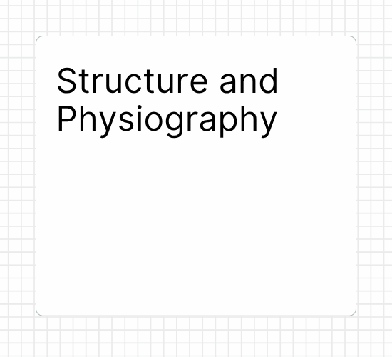 Structure and Physiography