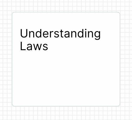 Understanding Laws