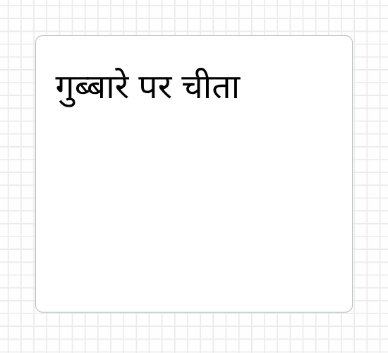 गुब्बारे पर चीता