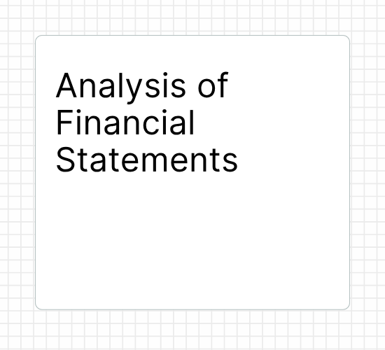 Analysis of Financial Statements