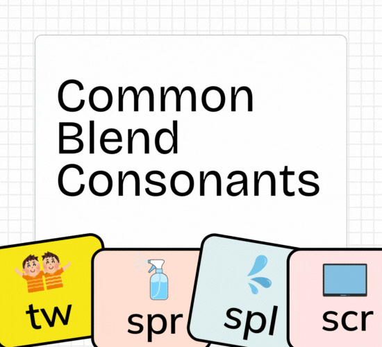 Common Blends Consonants