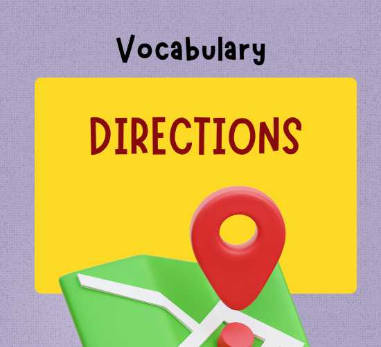 Directions Vocabulary