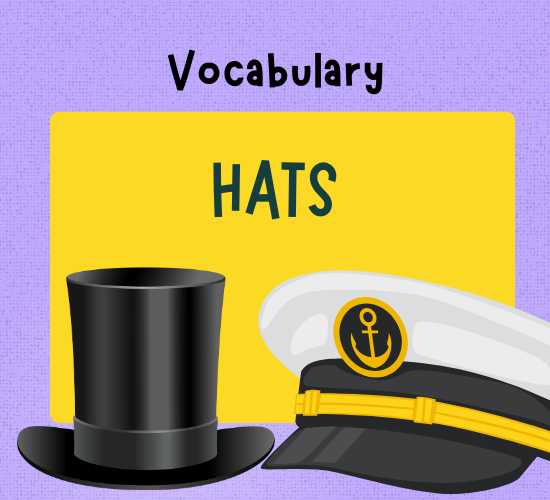Hats Vocabulary