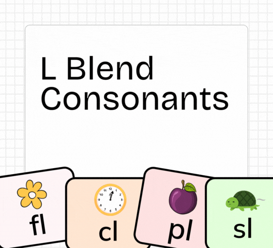 L Blends Consonants