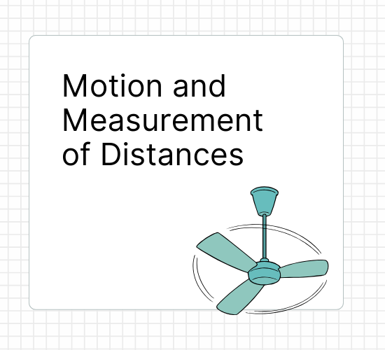 Motion and Measurement of Distances