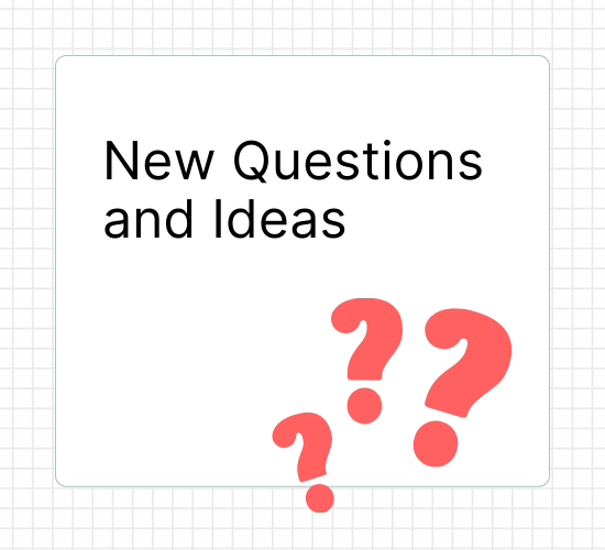 New Questions and Ideas