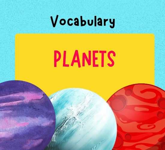Planets Vocabulary with Sound