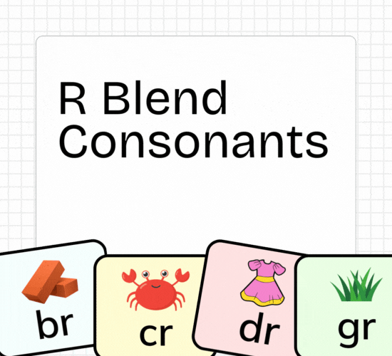 R Blends Consonants