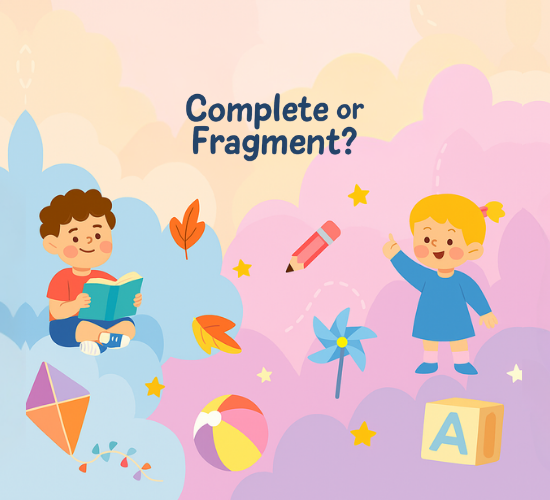 Complete Sentence Challenge