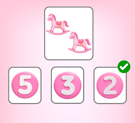 Count Pink Object Game