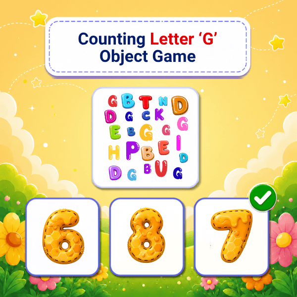 Counting Letter "G" Object Game
