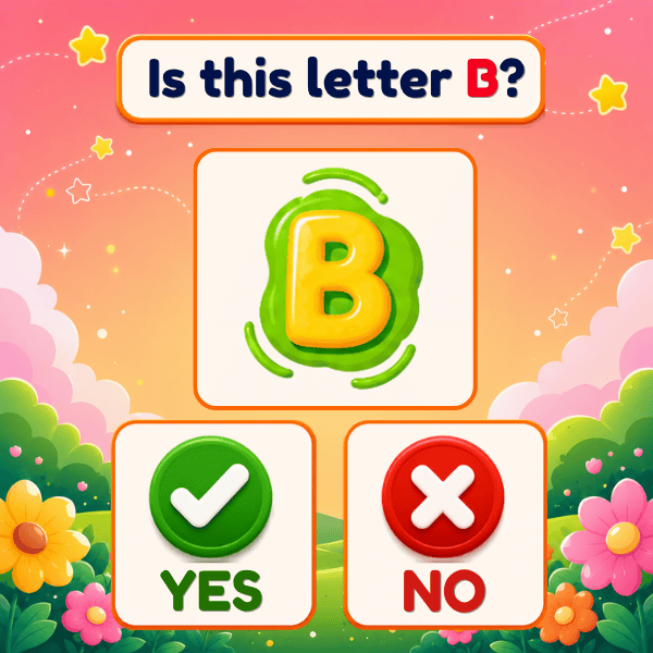 Is this letter "B" or not a game?