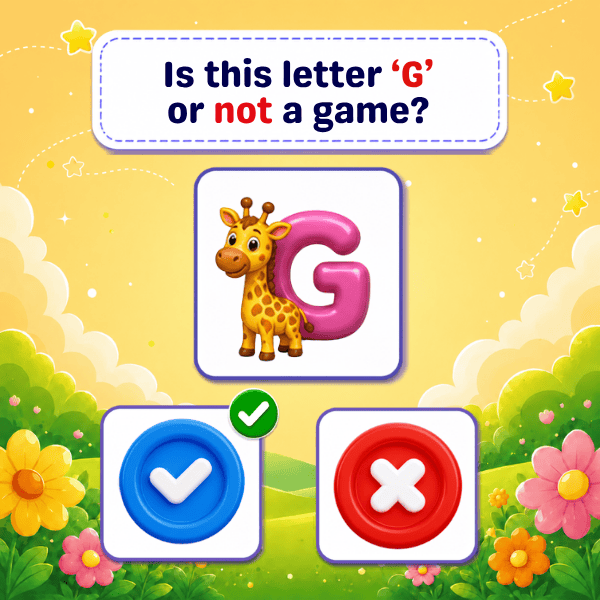 Is This Letter “G” or Not? Game