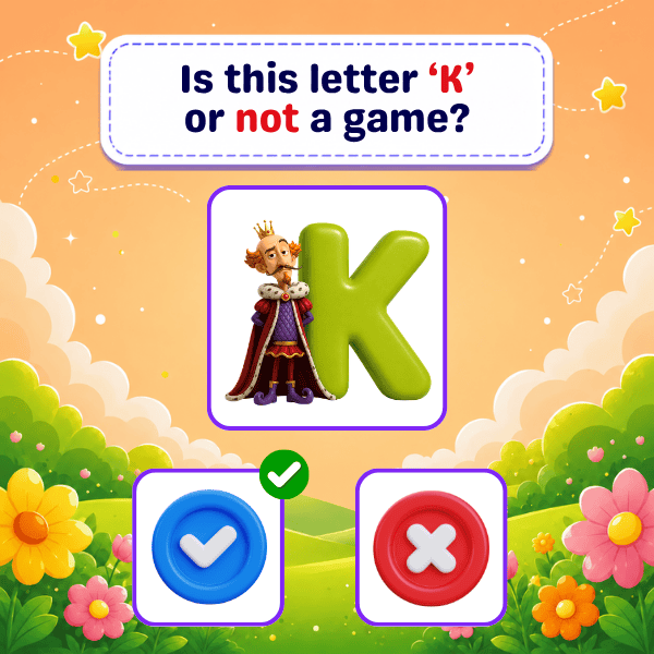 Is this letter "K"or not a game?