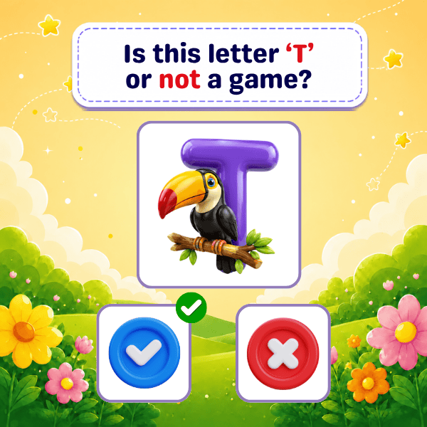 Is this letter "T"or not a game?