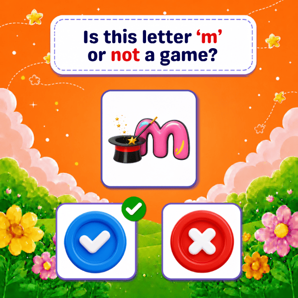 Is this Lowercase Letter "m" or not a game?
