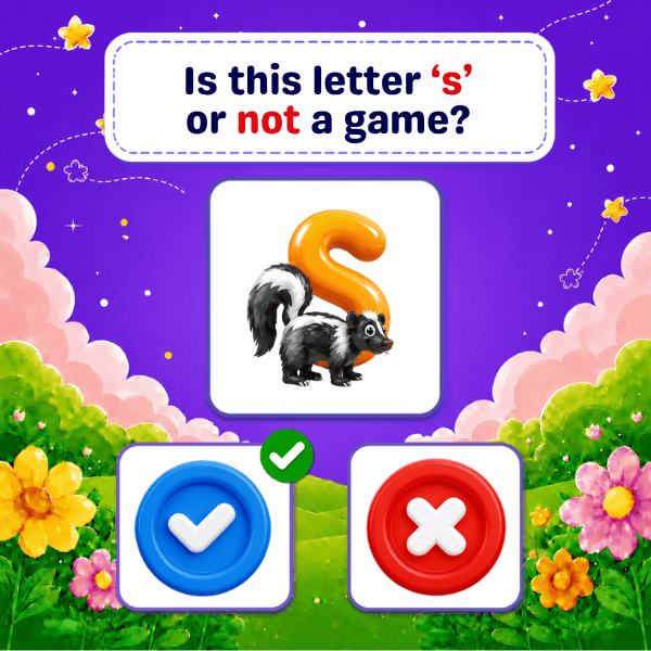 Is this Lowercase Letter "s" or not a game?