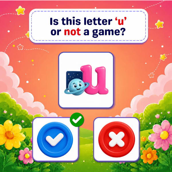 Is this Lowercase Letter "u" or not a game?