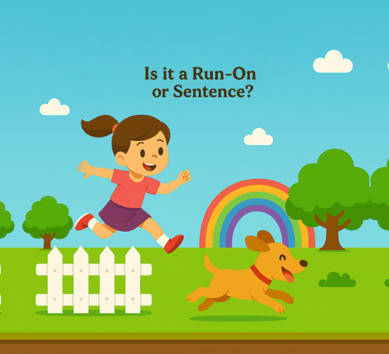 Run-On or Sentence Check