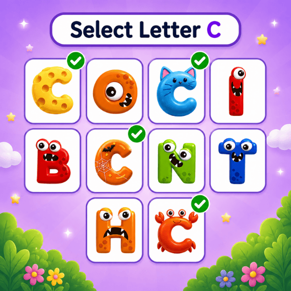 Select all letter C