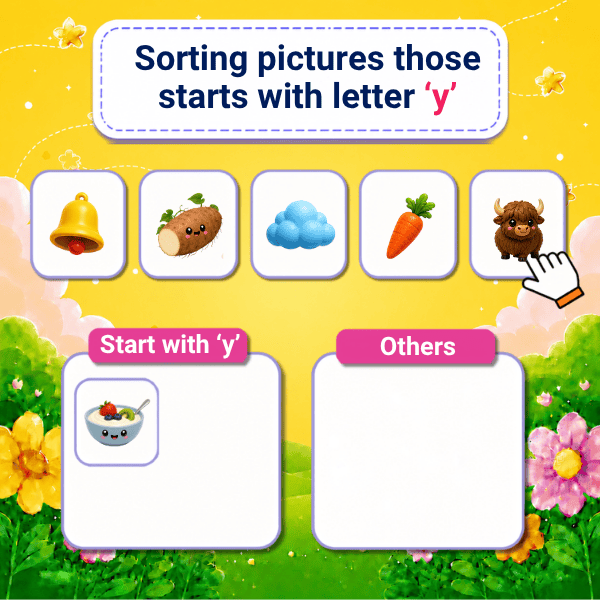 Sorting pictures those starts with Lowercase Letter "y"