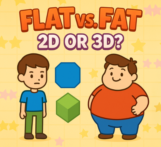 Flat vs. Fat: 2D or 3D?