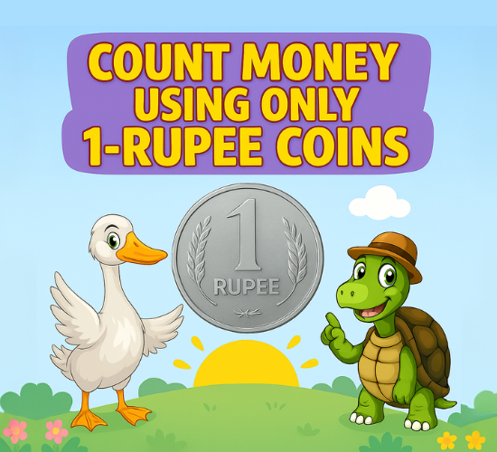 Count Money Using Only 1-Rupee Coins