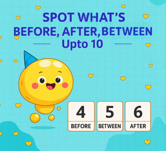 Spot What’s Before, After & Between! Upto 10