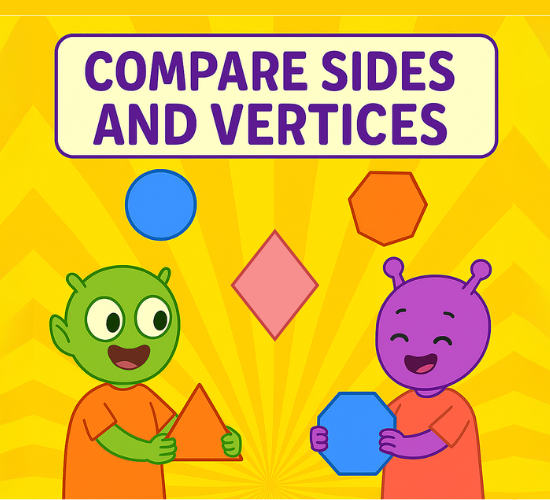 Compare sides and vertices