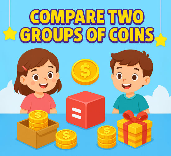 Compare Two Groups of Coins