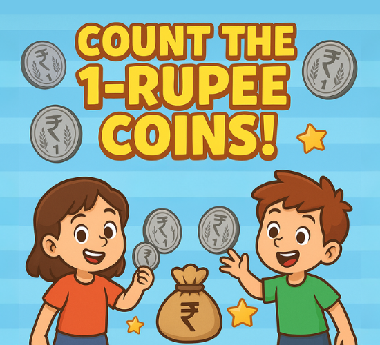 Count the 1-Rupee Coins!