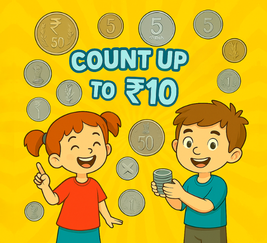 Count up to ₹10