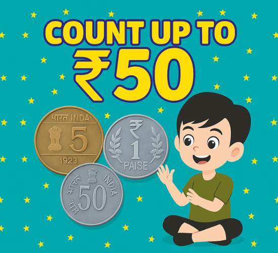 Count up to ₹50