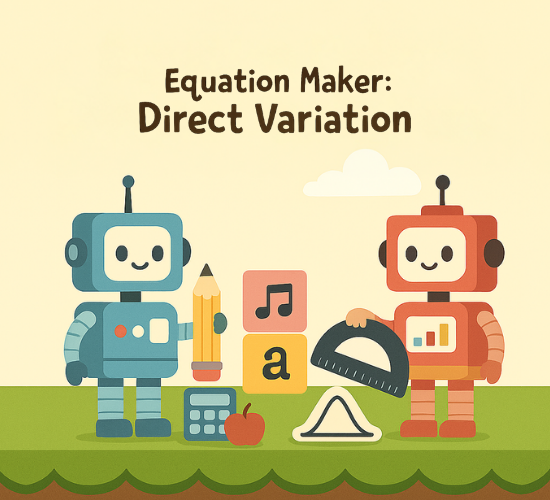 Equation Maker: Direct Variation