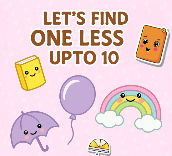 Let’s Find One Less Upto 10