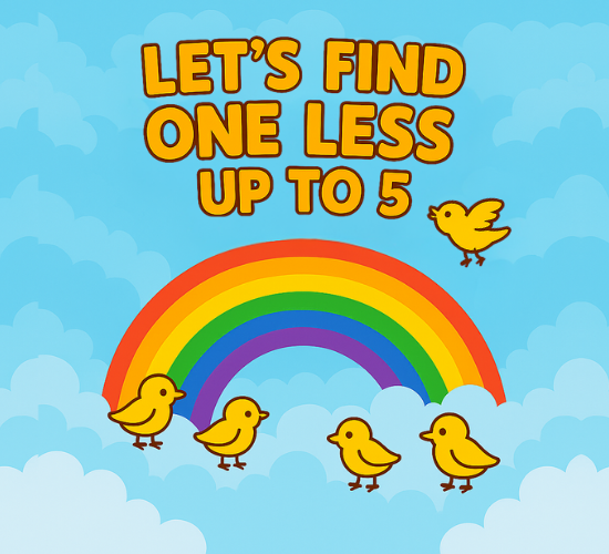 Let’s Find One Less Upto 5