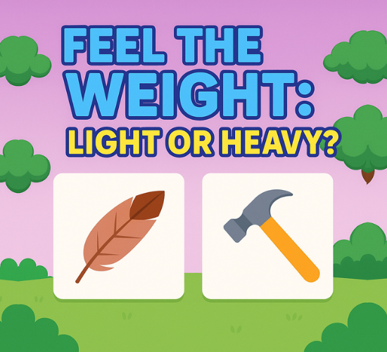 Feel the Weight: Light or Heavy?
